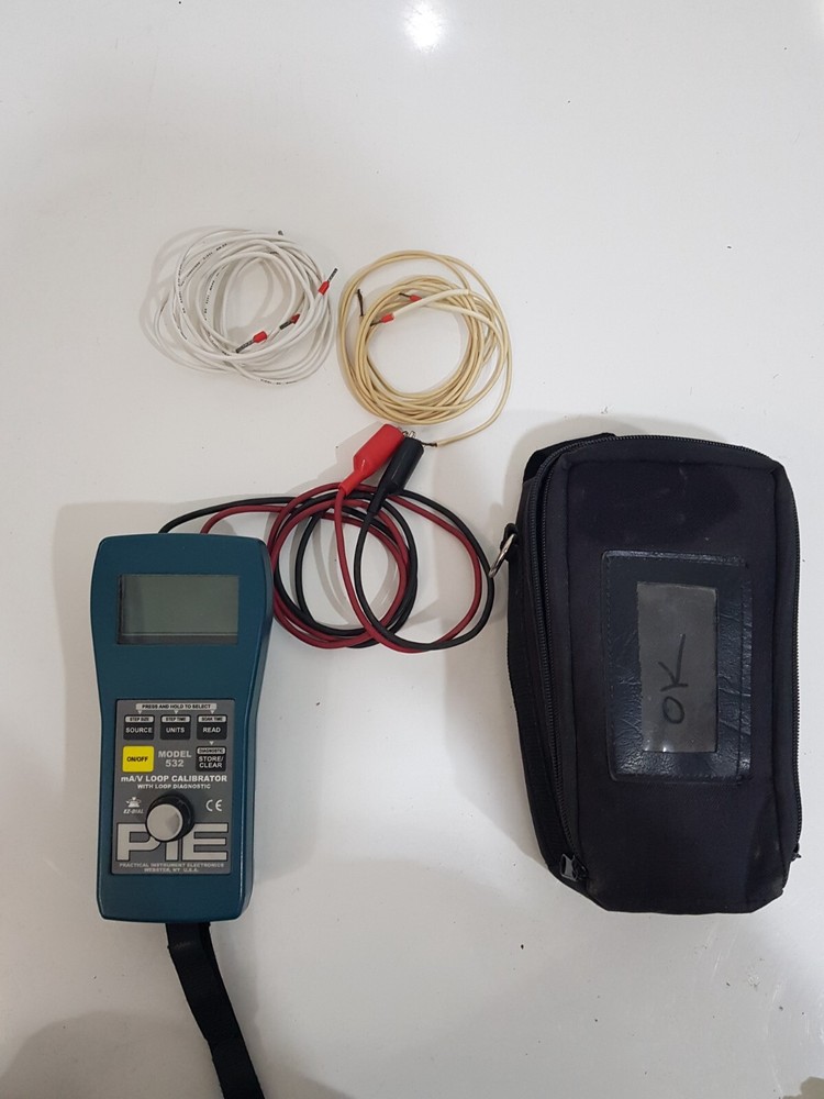 PIE Model 532 mA/V Loop Calibrator, with loop diagnostic