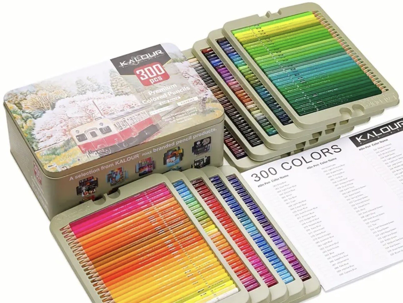 300 Kalour Colored Pencils NEW BARGAIN Shipping Included