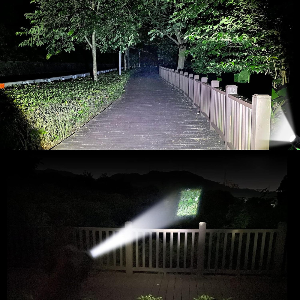 Rechargeable LED Flashlight 2000 Lumen USB Zoomable Waterproof Pocket