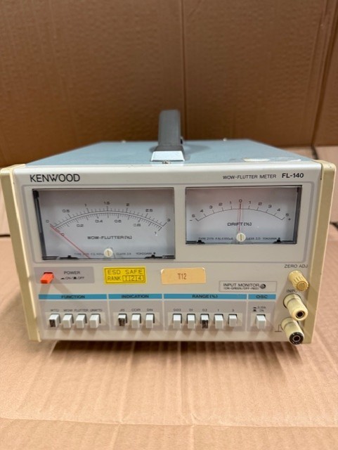 TESTED WORKING KENWOOD FL-140 WOW - FLUTTER METER EXELLENT