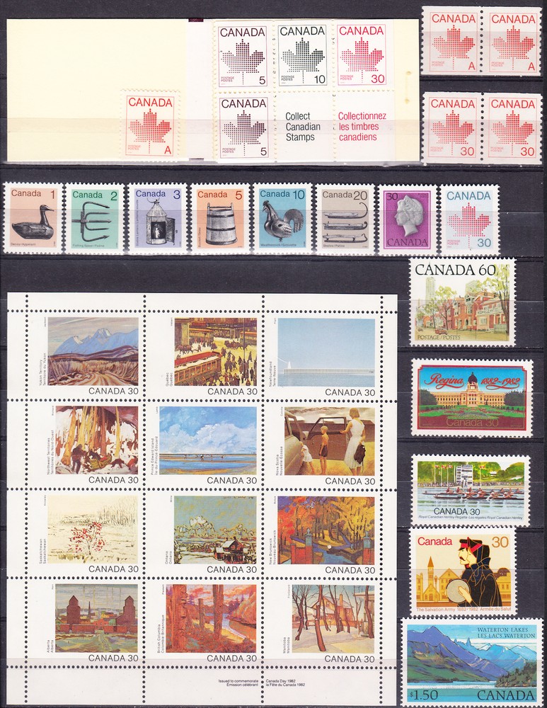 W CANADA Y1982 COMPLETE YEAR UNIT