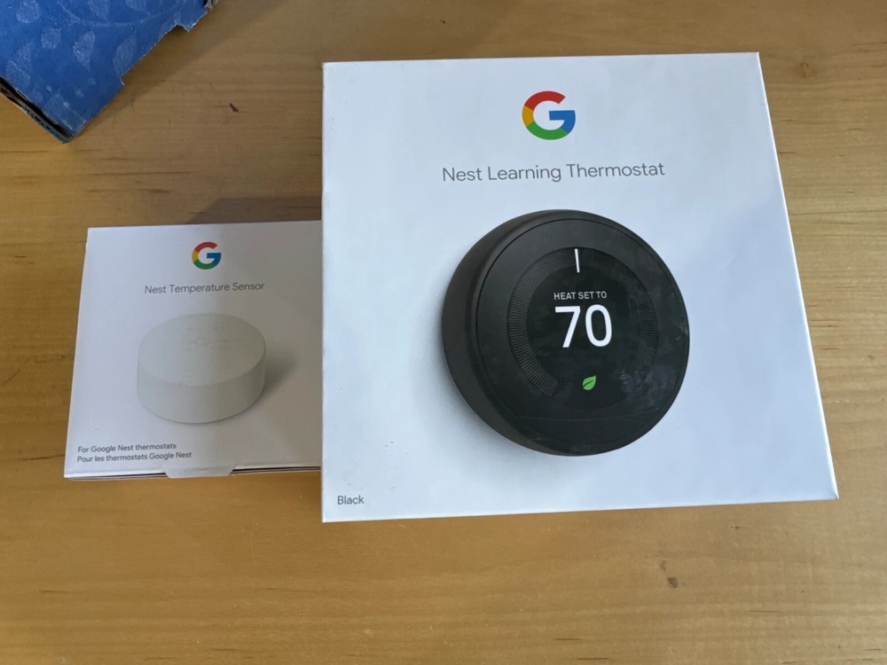Google Nest Thermostat and Nest Temperature Sensor