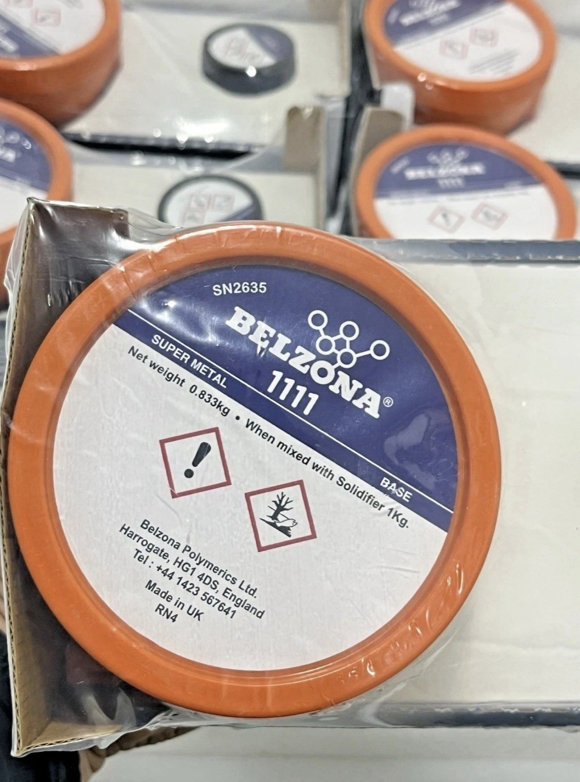 BELZONA 1111 SUPER METAL BASE AND SOLIDIFIRE 1KG - NEW