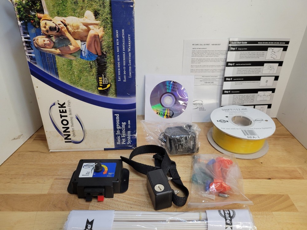Innotek SD-2000 Basic In-Ground Pet Invisible Fencing System NEW OPEN BOX
