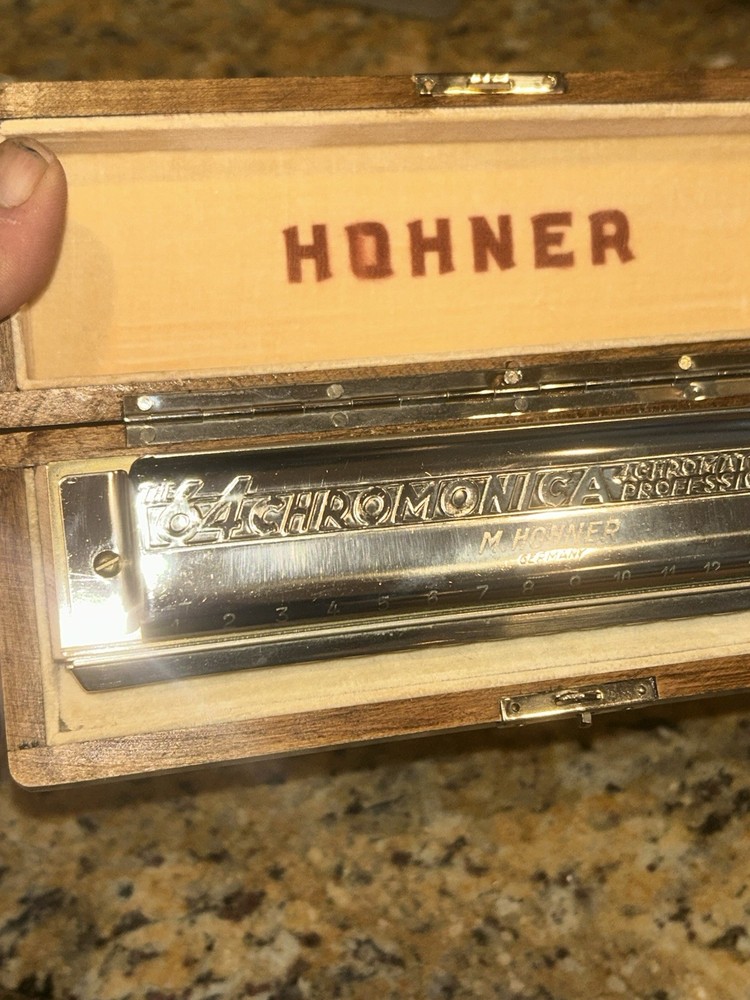 Horner 64 chromonica harmonica W/Original Box In Nice Condition