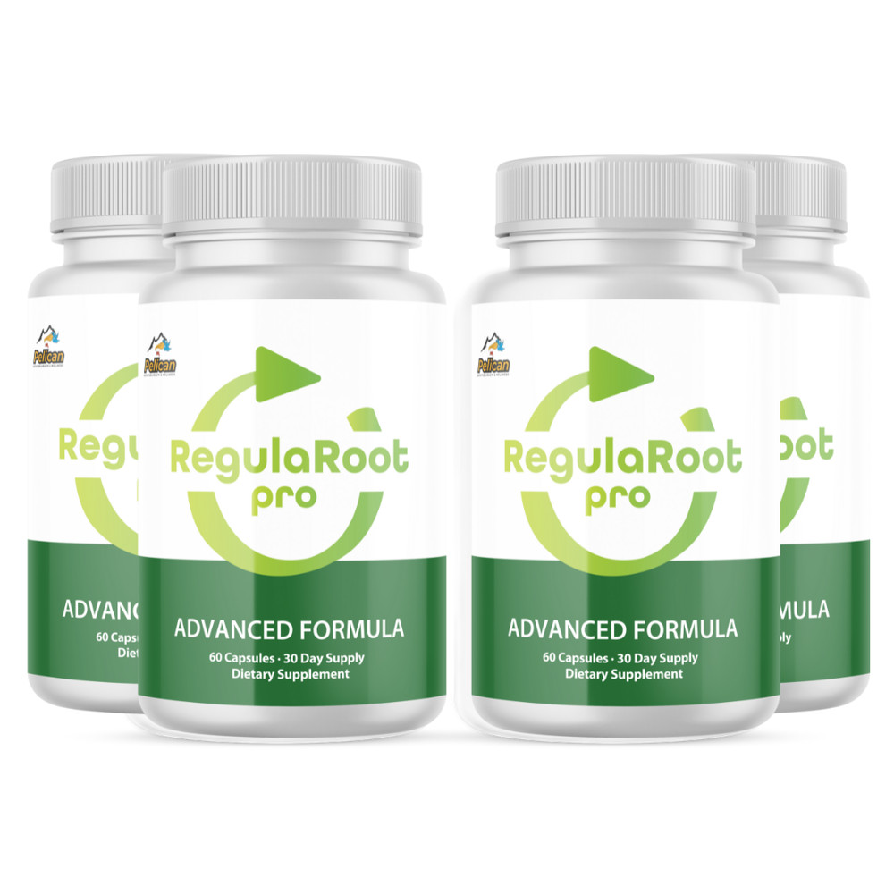 RegulaRoot Pro- Digestive Support- 4 Bottles- 240 Capsules
