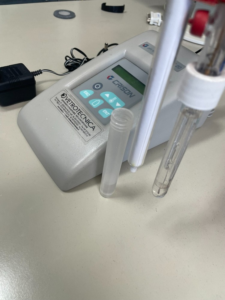 ph meter CRISON BASIC 20 calibrated work ready