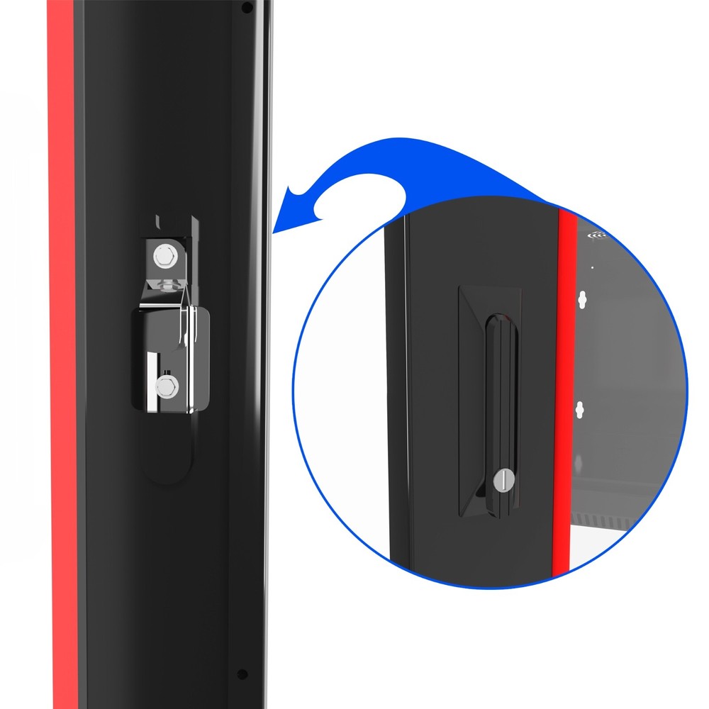 Sysracks - 9U Network Rack Wall Mount - Locking Server Cabinet – 18-Inch Depth -