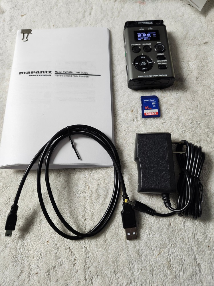 Marantz PMD620 Digital Recorder updated current firmware & new internal battery