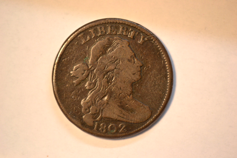 1802 Draped Bust Large Cent- Nice Very Fine
