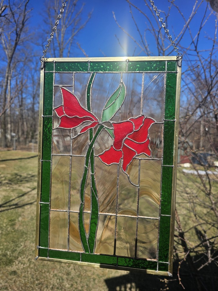Stained Glass Window Panel Suncatcher