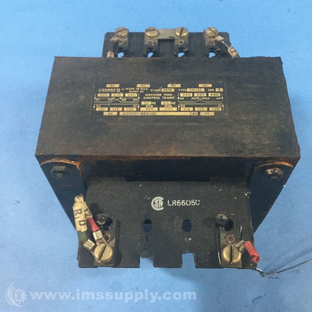 Square D 9070-E0-51 Control Circuit Transformer Open Type USIP