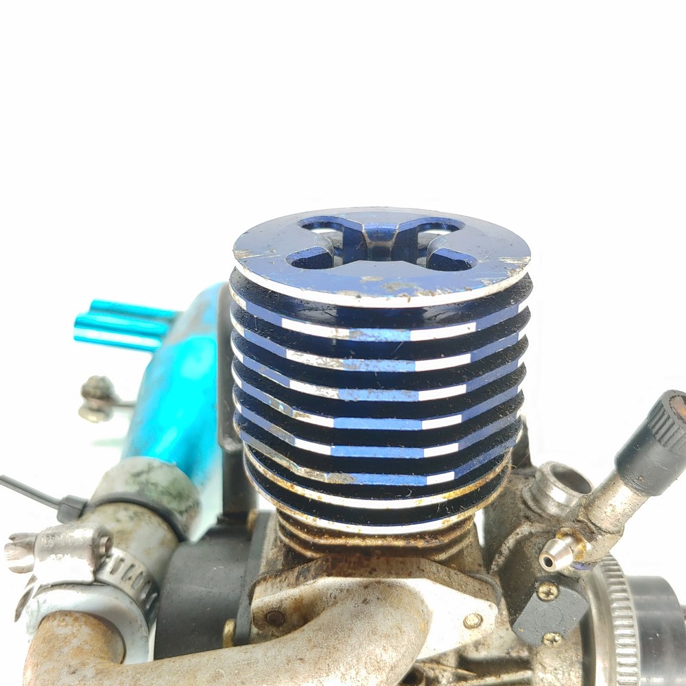 Old Skool Vintage Traxxas 4007 TRX Pro Nitro .15 Engine w/ Pipe & Pull-Start