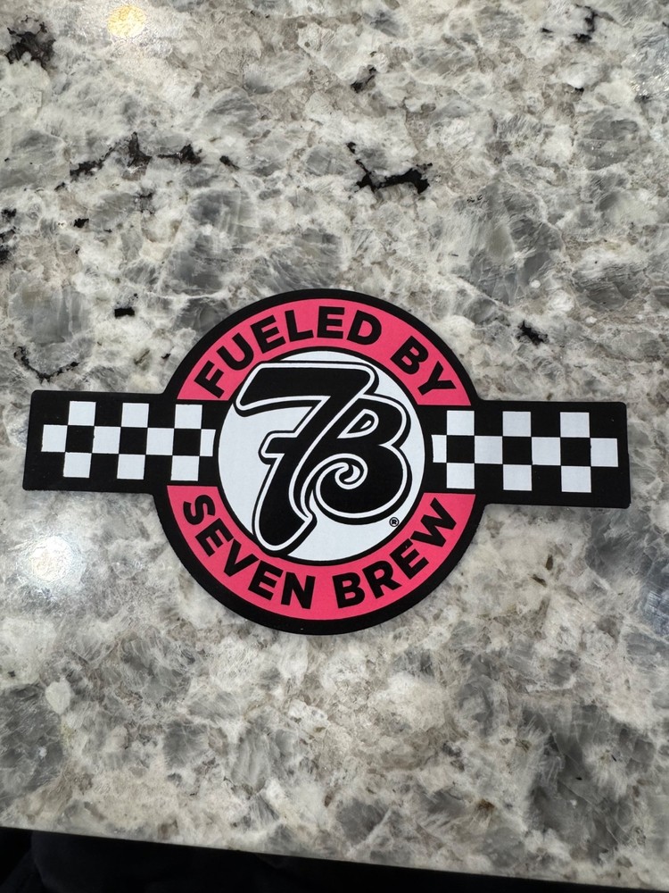 7 Brew Pink Magnet