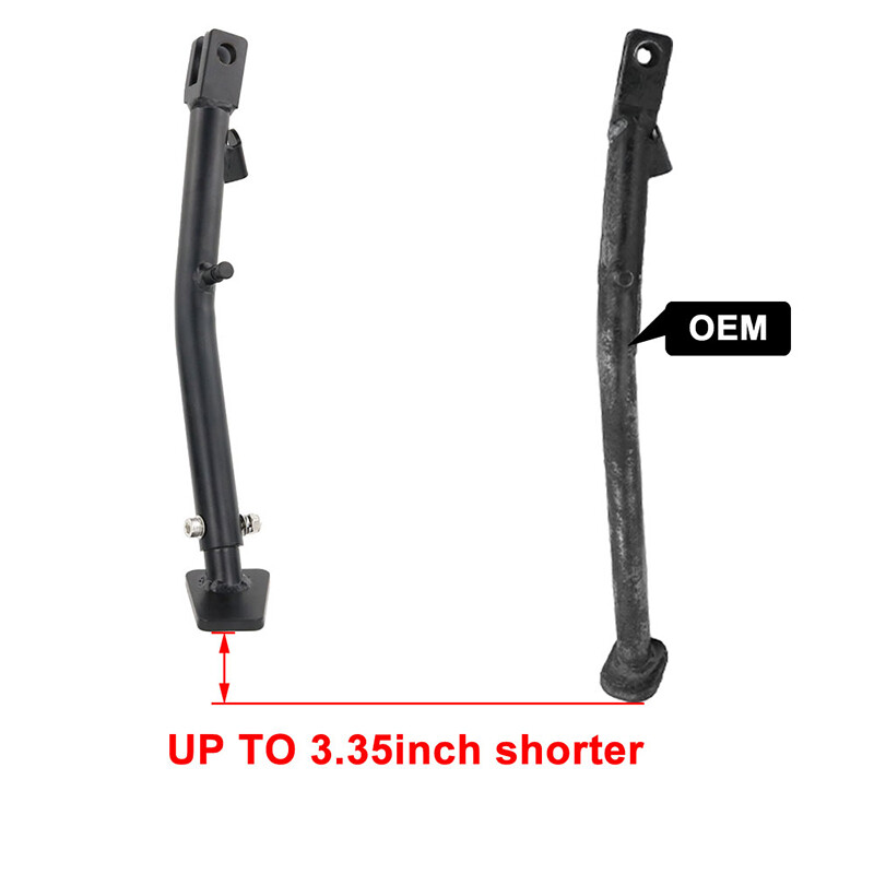 Fit For Suzuki DRZ400S/DRZ400SM 1999-2023 Adjustable Sidestand Kickstand Black