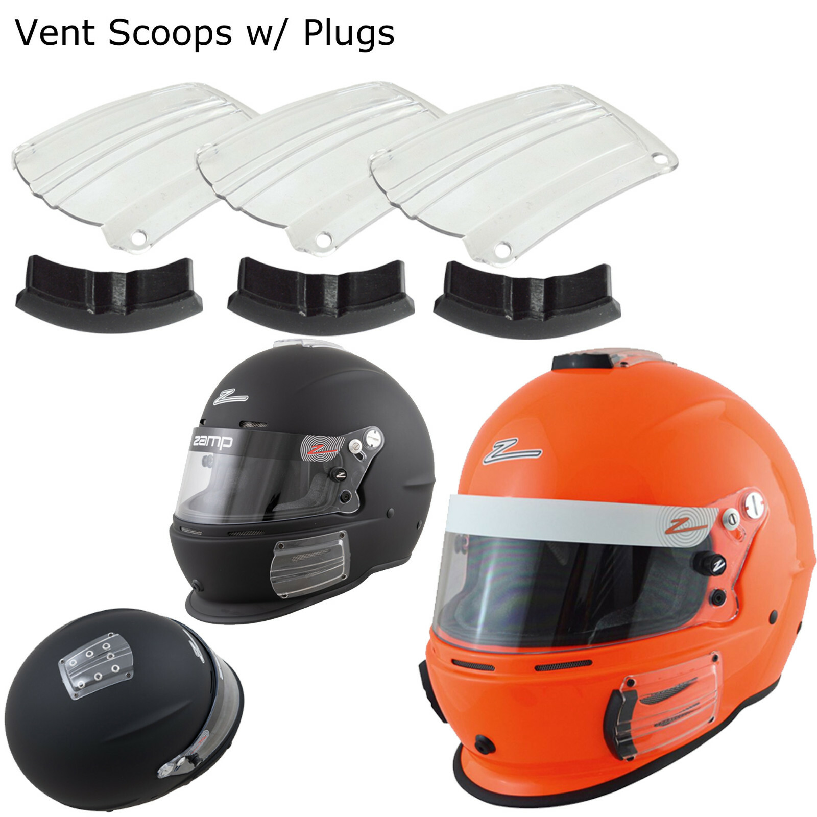 ZAMP - RZ Air Vent Scoop and Plugs - Fits all RZ Helmets