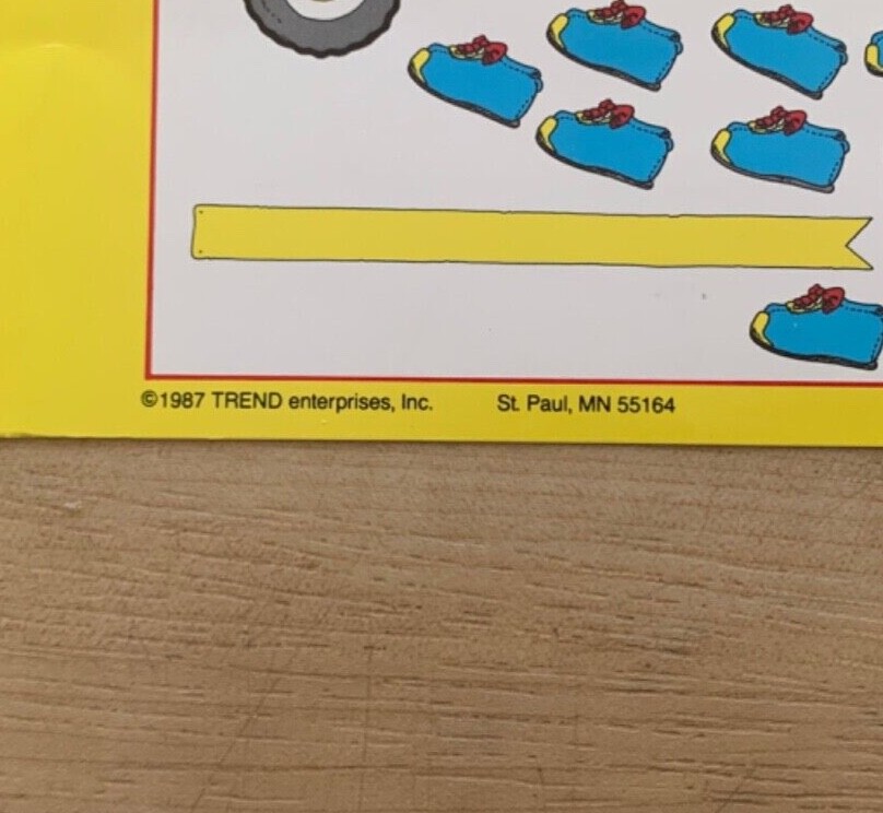 retro 1987 bulletin board set