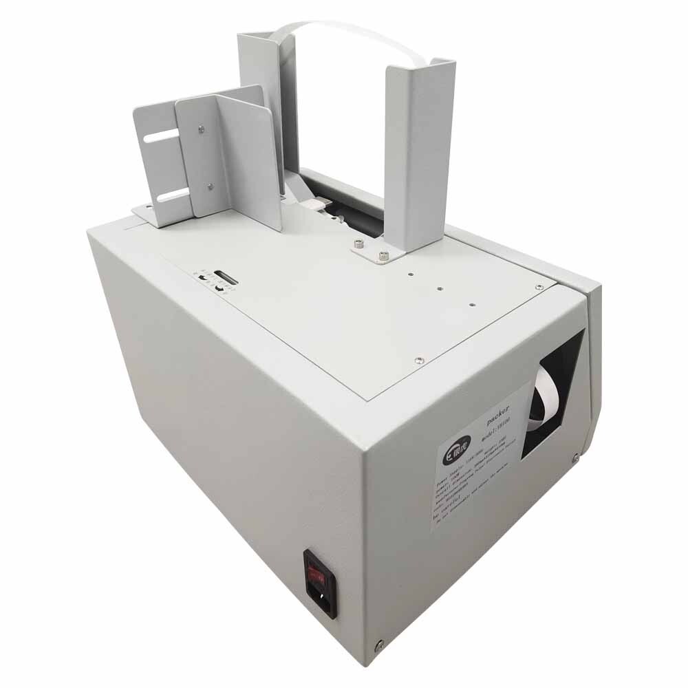 110V Automatic Banknote Banding Machine Strapping Bundling Machine 100W