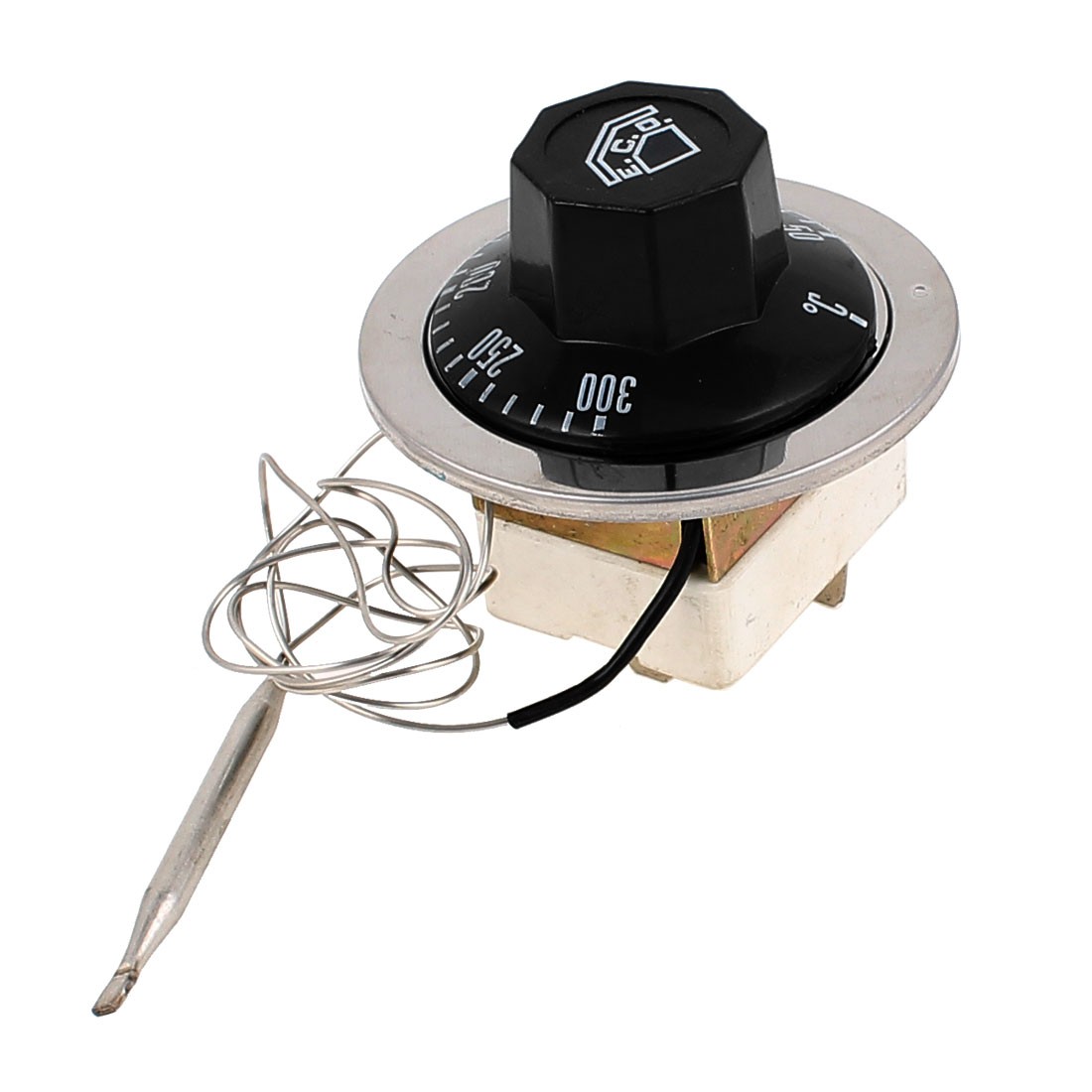 AC250V 16A 50C-300C Dial Rotary Knob Thermostat Temperature Control Switch