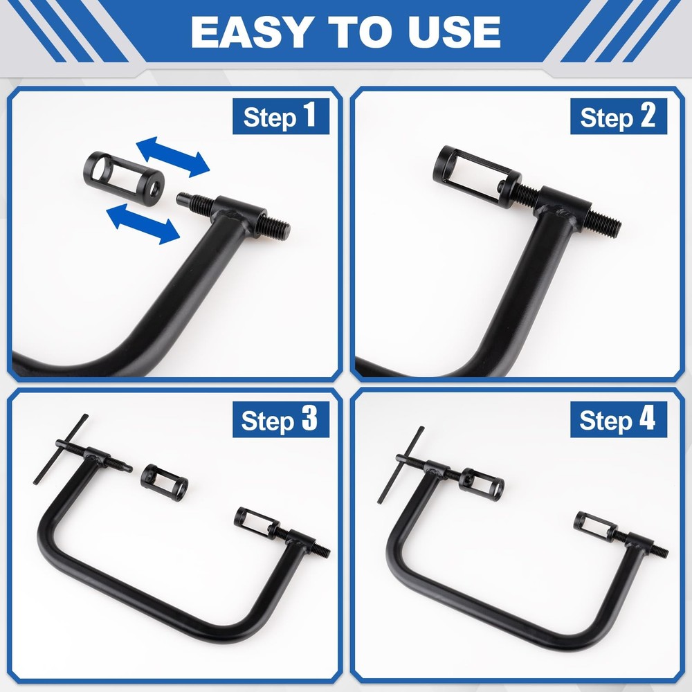 Valve Spring Compressor Set 12PCS Tool for Motorcycle, ATV, Car, Small Engine