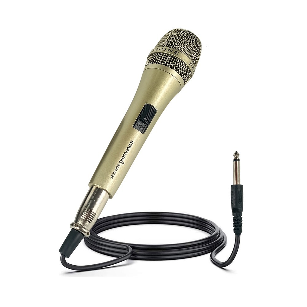 Unidirectional Wired Handheld Microphone Dynamic XLR Cable Mic for Singing Speak