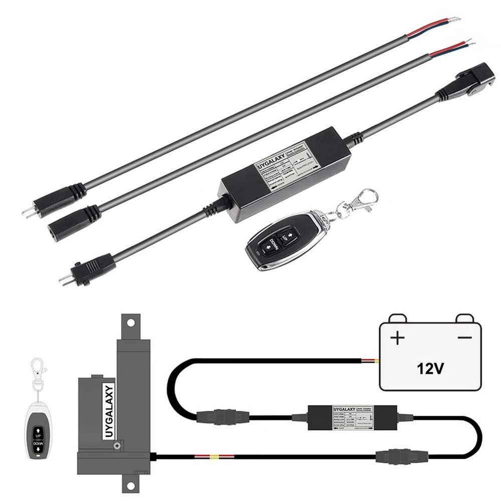 UYGALAXY Linear Actuator Controller DC Motor 12V Momentary Switch Forward/Rev...