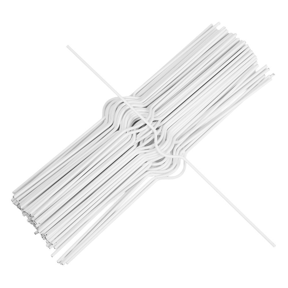 100 Pcs Calendar Iron Pole Binding Kit Hook for Wall Binder Hangers