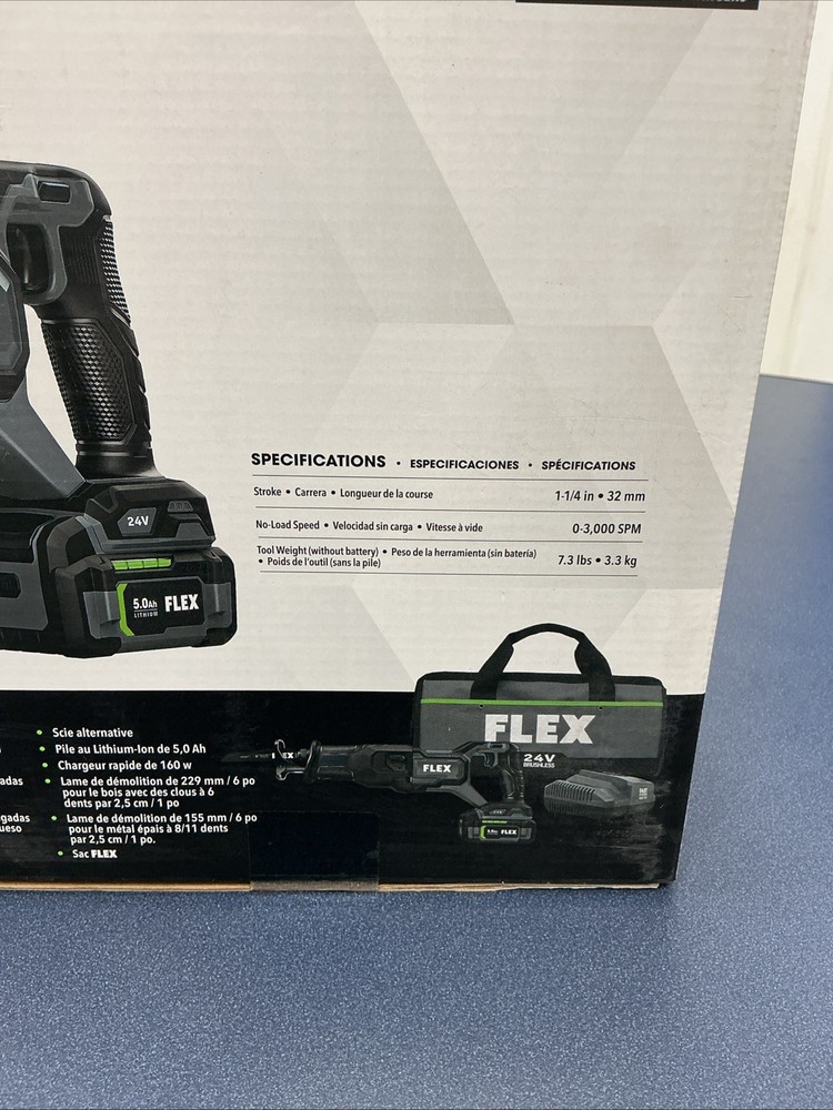 Flex FX2271-1C 24V Reciprocating Saw Kit