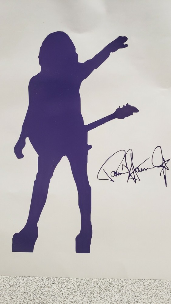 KISS Silhouette Decals - Gene, Paul, Ace, Peter, Tommy & Eric.