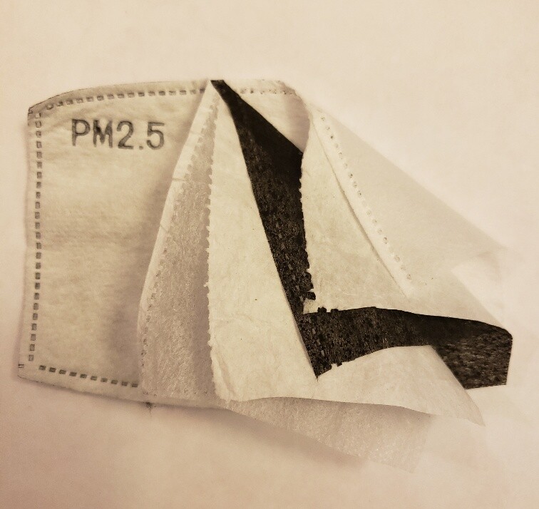 PROTECT OMICRON -6 pcs Face Mask Filter Replacement 5-Layer Carbon Filter