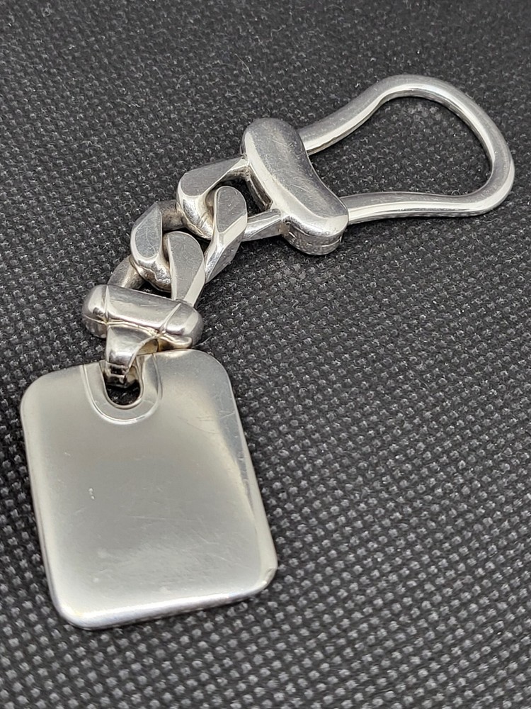 Signed Pedro Duran Spain SOLID REAL Sterling Silver 925 Keychain