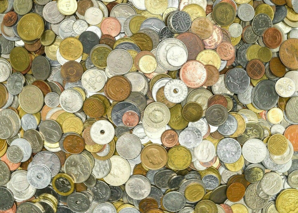 ***TREASURE HUNT!*** 25 DIFFERENT FOREIGN COINS + 7 DIFFERENT BANKNOTES! -