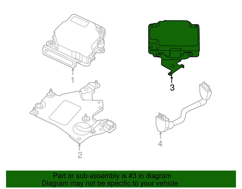 Genuine Nissan Control Module 283D0-3JA0A