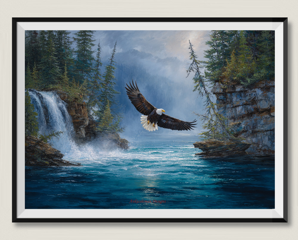 Wings of Power - DIY Chart Counted Cross Stitch Patterns Needlework DMC Color