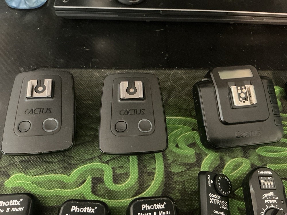 Godox Phottix Cactus Wireless Flash Trigger Lot Nikon Receivers Transmitters