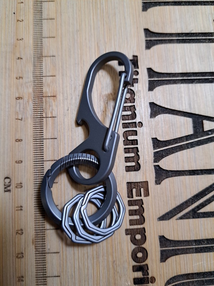 Titanium Alloy Carabiner Keychain