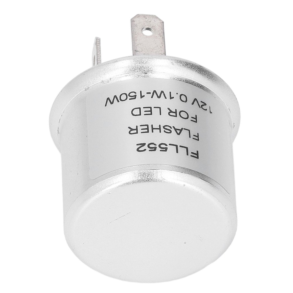 2 Pin Aluminum Shell LED Electronic Flasher Relay Replacement For Turn