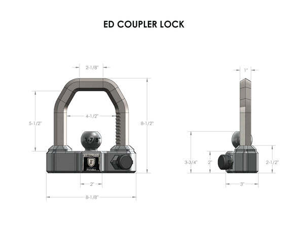 BulletProof Hitches™ - BulletProof Extreme Duty Coupler Lock