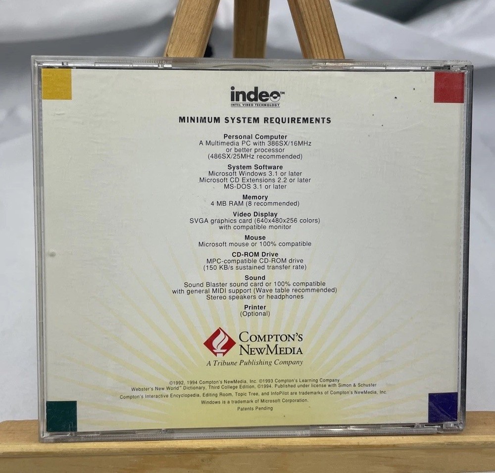 Compton's Interactive Encyclopaedia PC CDROM 1996 Windows 95