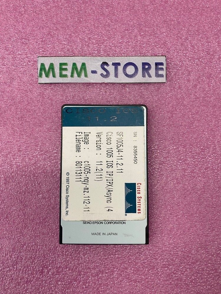 IC Memory Card Flash EEprom 4MB 2Kbytes Attribute Memory with 8Mbit Flash Cisco
