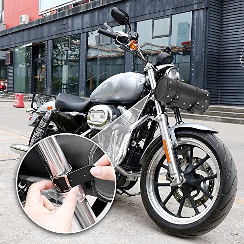 Universal Motorcycle Fork Handlebar Tool Bag Cycling Storage Pouch Bag