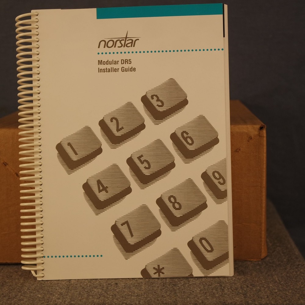 Norstar Sealed NT5B24DH Data Cartridge & Modular DR5 System Coordinator Guide #B