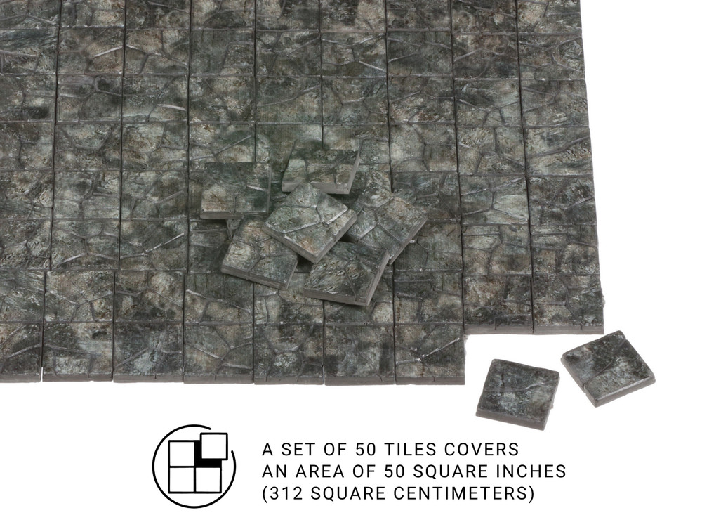 Dollhouse Flooring, Miniature Pavement Bricks, Mini Bricks for Landscaping