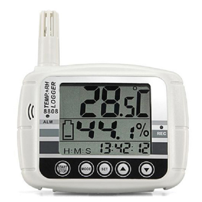 AZ8808 Temperature Logger Usb Lcd Temperature Humidity Hygrometer #