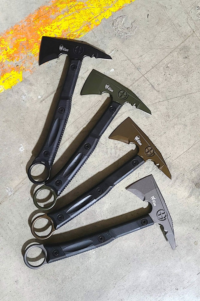 Flagrant Beard Templar Tactical Tomahawk - 5 Color Variations - Made USA