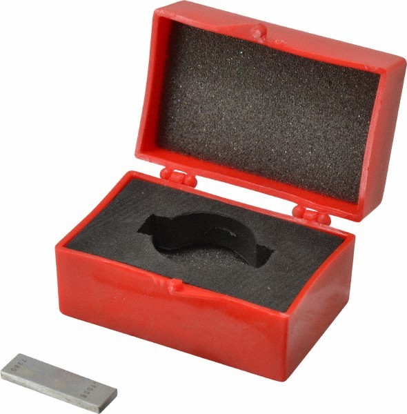 0.1006" Rectangular Steel Gage Block Accuracy Grade 0, Includes NIST Traceabi...