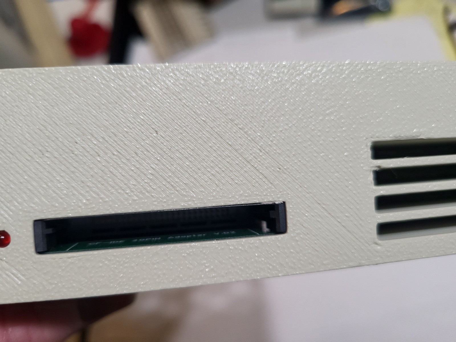 5.25" bay CF Compact Flash to IDE adapter Imperfect prints