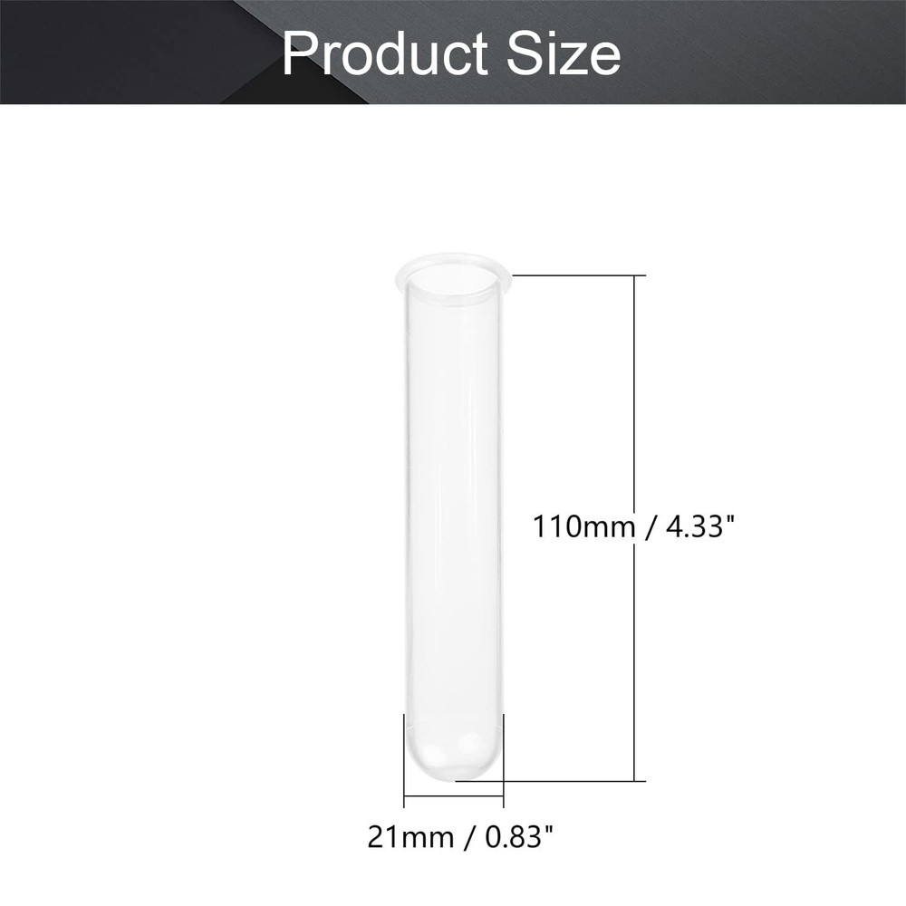 Othmro 20ml 100pcs Plastic Lab Centrifuge Tubes