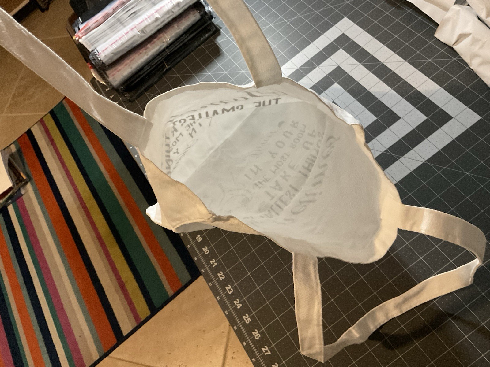 Winnie The Pooh Tote Bag, Beach Bag, Sometimes The Smallest Things, New 15”, T3