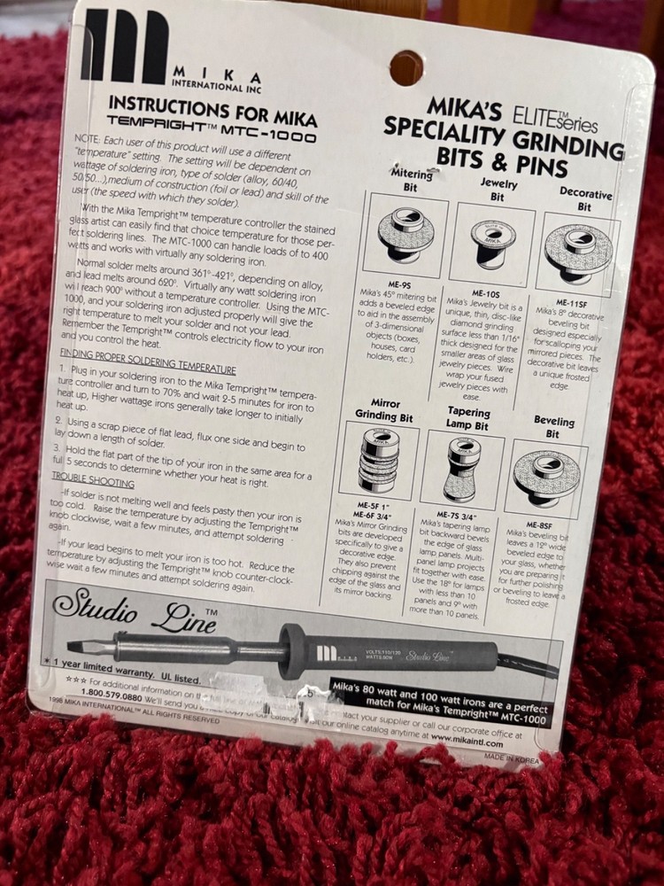 Mika Tempright Soldering Iron Temperature Controller - MTC-1000